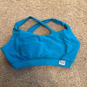 Blue EMF Blocking Sports Bra
